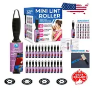 Expert Lint Rollers for Travel - 24 Rolls, 360 Easy Peel Sheets, Extra Sticky