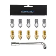 Creality Original Upgrade Ender 3 V3 SE Nozzle, 5PCS 0.4mm Copper Alloy Nozzle,