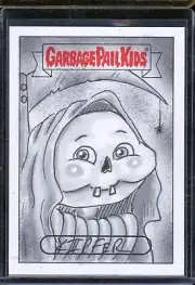 2024 GARBAGE PAIL KIDS AT PLAY ARTIST SKETCH CARD by KIPFER Auto Signed GPK
