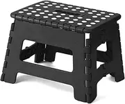 Plastic Folding Stool Step Portable Chair Collapsible Step Stools Store Flat Outdoor Camping for Adults and Kids