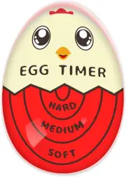 Egg Timer Boiling Eggs Soft Hard Boiled Egg Timer That Changes Color When Done,R