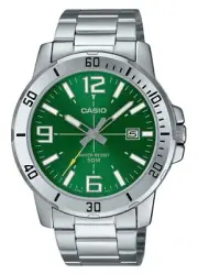 Casio Standard Analog Green Dial Sports Quartz Men's Watch MTP-VD01D-3BV
