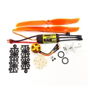 XXD A2212 2212 2450KV KV2450 Brushless Motor+HTIRC 40A ESC+5030 Prop Blade Propeller RC Power System Combo for RC Drone