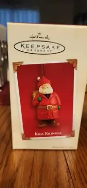 Vintage Hallmark Ornament 2003 Santa KRIS KRINGLE