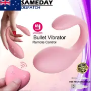 Wearable Bullet Vibrator Remote Control Dildo Clitoris GSpot Stimulator Sex Toy