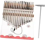 TEMPNAP Acrylic Key Transparent Kalimba Thumb Piano Easy to Play Mini Musical Instrument for Beginners Portable Kawaii Design for Travel Enjoy Music Anywhere