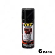6 x VHT Wheel High Temperature Coating Spray Paint Gloss Black SP187