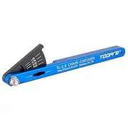KIEVODE Bike Chain Checker Tool for All Bike Chains, Including Shimano, Sram, KMC, Campagnolo and More - Chain Wear Indicator for All Speed Chains and Ideal for Road, Mountain Bicycle Maintenance