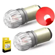 2/4Pcs BAY15D SMD 1157 LED Red Turn Bulbs Signal Tail Brake Light Stop Lamp AUXI (for: Renault)