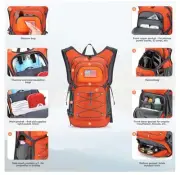 Hydration Backpack, Hiking Backpack with 2/3L Water Bladder, High Flow