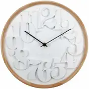 NEW NeXtime Shunkan Japanese Design Wall Clock, White, 29cm