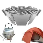Foldable Wind Shield Outdoor Camping Stove Wind Screen Stainless Steel
