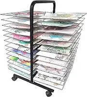 Art Drying Rack A2, 4K Oil Painting Board Drying Rack, Suitable for Kindergarten Studio Watercolor Storage Rack, Children's Gift (for Artist Canvas, Paper, Painting)