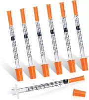 1 ML 31 G 5/16 in (8 mm) Syringe, Disposable Individually Wrapped , 25 Pcs