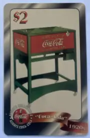 1996 Score Board Coca-Cola Sprint $2 Phone Card. Card #36