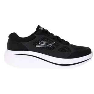 【SKECHERS】SKECHERS GO RUN MAX CUSHIONING ESSENTIAL-慢跑鞋/黑/女鞋-129252BKW/ US7/24CM