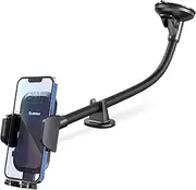 Esoulk Cell Phone Car Mount,Phone Holder for Truck,11-Inch Long-Arm Phone Mount Suction Cup Windshield/Dashboard Phone Holder for Car Truck SUV