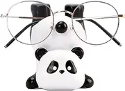 [Cozioz] Cute Panda Glasses Display Stand, Funny Eyeglass & Sunglass Holder, Decorative Nightstand & Desk Decoration, Handstand Panda Design
