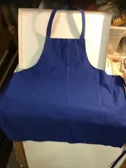 White Castle Restaurant Apron Dark Blue New Old Stock No Logo With Pen Holder