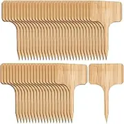Garden Tags - Wooden Plant Labels, Multifunctional Plant Labels Tags, Garden Plant Markers for Flowers Vegetables