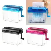 Paper Shredder Mini Documents Paper Cutting Tool A4 Paper Hand Shredder