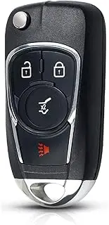 FLJKCT 2/3/4/5 Buttons Key Protective Shell Modified Flip Folding Remote Key Case Shell,for Opel Insignia Astra Zafira,for Chevrolet Cruze