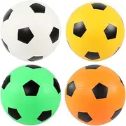 SUPVOX 4 Pcs Foam Soccer Ball Foam Sports Ball Outdoor Football Soccer Ball for Kids or Beginner Practice and Excercise Outdoor Play 6 Inch