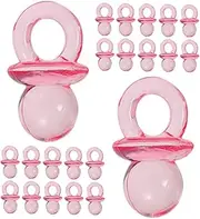 COOPHYA DIY Baby Shower Games Favors 200pcs Mini Acrylic Pacifiers Gender Reveal Party Supplies Safe for Babies