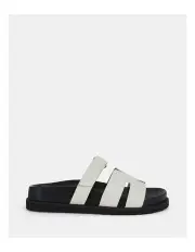 [Novo Shoes] Slothy Chunky Slides in Cream
