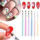 6X Painting Liner Brush Gel Polish Precision Nail Art Thin Drawing Pen Manicure