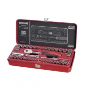 Sidchrome 1/4" & 3/8" Drive Socket Set - 39 Piece