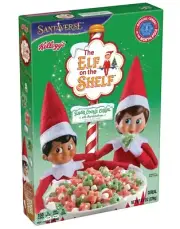 NEW Kellogg's The Elf On The Shelf Sugar Cookie Breakfast Cereal 8.1 oz 5 Boxes