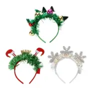 Christmas Headbands Lighted Headband Headwear Xmas Ornaments Party Decorations