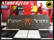 1/10 1/8 SCALE POISON SPYDER GARAGE WORK SHOP MINIATURE BANNER SUITS RC RC4WD