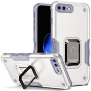 Case for iPhone7 Plus Shockproof Magnetic With Ring Holder - White