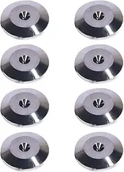 MagiDeal Set of 8 Speaker Spikes Pads Mats, Isolation Stand Foot Cone Base for Amplifier CD DVD Player, Black