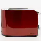 2 Slice Stainless Steel Toaster, Red