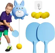 Indoor Pong Game: Table Tennis Coach, Door Frame Toy | Table Tennis Training Kit With Pp+ABS Material, Portable Piing Pong Door Game, Pe Game
