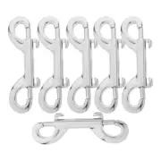 6pcs Double Ended Bolt Snap Hooks for Pets Stainless Steel Leashes with Swivel