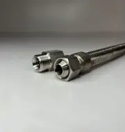1/2" HOSE MASTER Braided Stainless Steel Flex Hose Assembly Compression Fittings