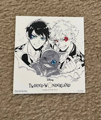 D23 2022 EXPO DISNEY TWISTED WONDERLAND ART PRINT