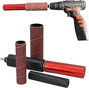 Spindle Sander Adaptor, Electric Drilling Sand Belt Grinding Machine, 3/8 Inch Mandrel Diameter, for Grinding And Polishing Curves, Resurfacing