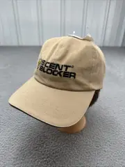 Scent Blocker Beige Hunting Hat Cap with Shield Emblem Strapback OSFM NEW