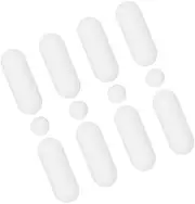 1 Set Anti Noise Toilet Seat Cushion Repair Pads Anti Slip Bumpers Spacers Noise Reduction Pads for Bathroom Bidet Lid Replacement Parts