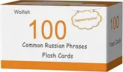 100 Essential Russian Phrases Flash Cards for Adults - Learn Russian Phrases for Beginners with Durable & Portable Flashcards- Russian Flashcards Simple Phrases