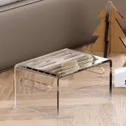 Acrylic Step Stool for Kids, Non-Slip with Handles Kids Clear