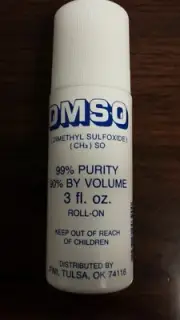 DMSO 3oz Bottle 99% Pure Horse Tendons Joints Injuries Swelling Solvent Only