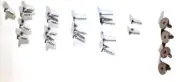 Full Replacement Screw Set for the Sony PSP2000 Game Console