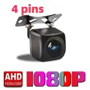 Backup Rear Camera 4 Pins for Carplay Screen AHD 1080P Rear View Dash Cam Upgrade 1080P HD Night Vision Waterproof 2.5mm Jack
