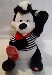 Pepe Le Pew Plush Talking Hallmark Zee Song Of Love Singing Tested New Tags NWT